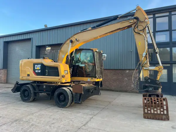 Click Here To Enlarge This Photo Of 2019 Caterpillar M314F Wheeled Excavator