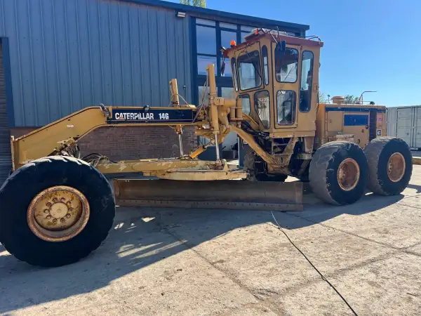Click Here To Enlarge This Photo Of 1980 Caterpillar 14G Motor Grader