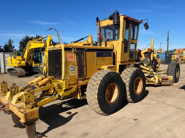 Click Here To Enlarge This Photo Of 1980 Caterpillar 14G Motor Grader